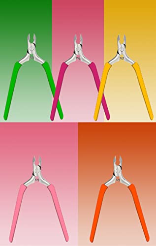 Azonee Professional Cuticle Trimmer Remover Tools, Non-slip Silicone Handle Stainless Steel Alicates Para Manicura Profesional for Dry Skin (Rose)