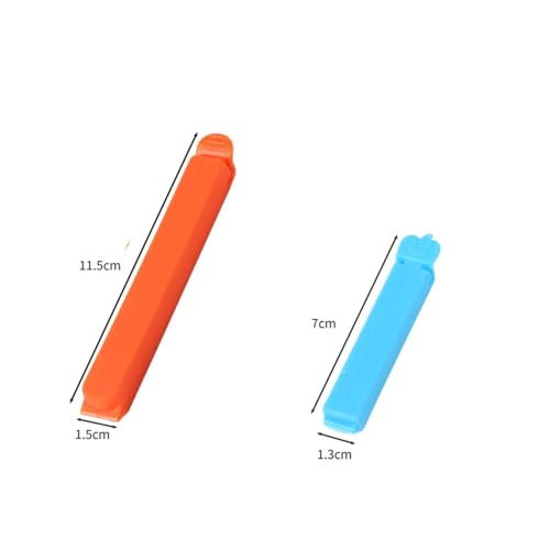40 Pcs Food Bag Clips for Food Storage in 2 Assorted Sizes & Colours Food Clips for Keeping Food Fresh, Bag clips for Food Storage in Freezer Bags & Pet Food Storage Bags