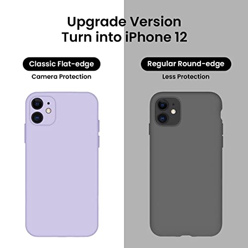 iPhone 11 phone case 11 phone case Apple phone case, [anti-drop and anti-bump] impact-resistant translucent, Apple phone case protective cover fashion, universal shell for men and women, Purple