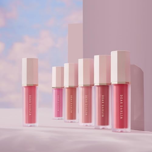 DEAR DAHLIA Petal Drop Liquid Blush TAFFY - Cream for Cheeks, Rare Beauty, Natural Long Lasting Face Makeup, Skin Tint, 4g