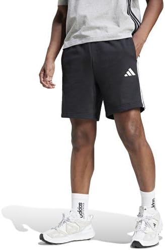 mens M 3S FT SHO Shorts - BLACK/WHITE