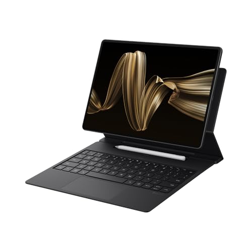 HUAWEI MatePad Pro 12.2" Tablet, OLED 144 Hz FullView Display, Large battery, Super Charge, Wifi, 12GB, HUAWEI Glide Keyboard, Professional GoPaint APP, M-Pencil, Black  Freebuds Pro3
