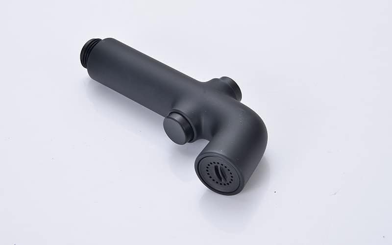 Handheld Bidet Toilet Sprayer Premium Toilet Bidet Handheld Adjustable Sprayer Cloth Diaper Shattaf Stainless Steel Shower Head(Black)