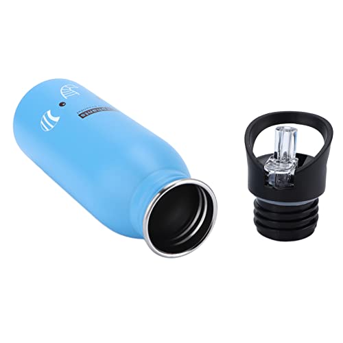 Sorandy Stainless Steel Water Bottle, Cute Cartoon Animal Pattern Water Cup for Kids, Spill Proof Water Pot with Straw Lid, Cup for Sports or Travel, Water Pot with (sucking