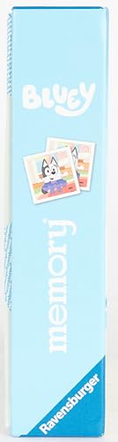 Ravensburger Bluey Mini Memory - Matching Picture Snap Pairs Game For Kids Age 3 Years and Up