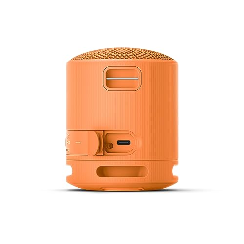 Sony XB100 Portable Wireless Speaker | Extra BASS, 16 hour battery life, IP67 Waterproof and dustproof rating - Orange