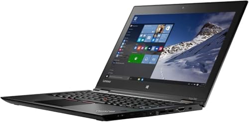 Lenovo Thinkpad YOGA 260 Renewed Ultrabook Business Laptop | intel Core i5-6300U CPU | 8GB RAM | 256GB SSD | 12.5 inch Touchscreen 360° | Windows 10 Professional | RENEWED, black