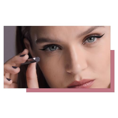 Maybelline New York Liquid Eyeliner, Brush Tip, Long-Lasting and Waterproof, Matte Finish, Hyper Easy Liner, Black