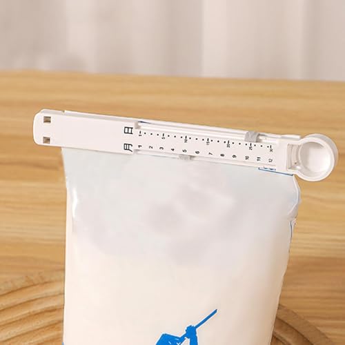 Food Bag Sealing Clip | Food Storage Sealing Bag Clips | 6X Food Package Sealing Clamp with Time Scale for Snacks, Coffee, Sandwich, Candy