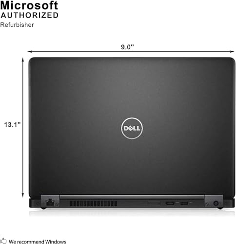 Dell- Latitude 5480 14 Inch Business Laptop Intel I5-6300U 8Gb Ddr4 256Gb Ssd Backlit Keyboard Win 10 Pro (Renewed)