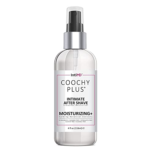 IntiMD COOCHY Intimate After Shave Protection Moisturizer Plus : Delicate Soothing Mist For The Pubic Area & Armpits Antioxidant Formula For Razor Burns, Itchiness & Ingrown Hairs