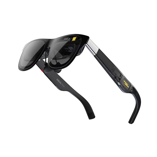 XREAL One AR Glasses with X1 Chip, Native 3 DoF, 147" 50Â°FOV 120Hz HD Display, Renowned Audio, 3 Adjustable Lens Transparency, Compatible with iPhone 16/15, Steam Deck, ROG, Mac, PC, Android & iOS