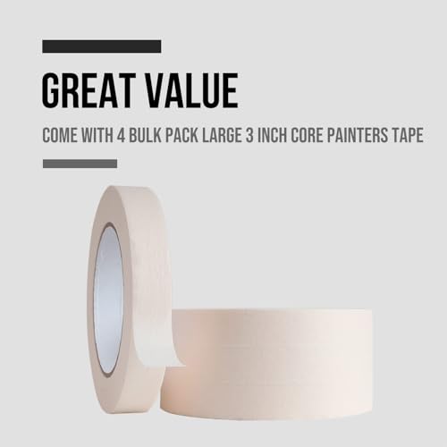 MOMENT 1 Roll Masking Tape 1 inches x 20 Yards | Strong Adhesive Tape for Painting, Decorating, DIY Home, Office, School Stationery, Arts, DIY Crafts
