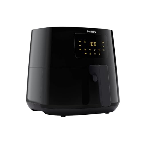 Philips Airfryer XL - 2000W, LED Touch Screen Display, 6.2L, 1.2KGs, 7 Presets, Rapid Air Technology, Black - HD9270/91