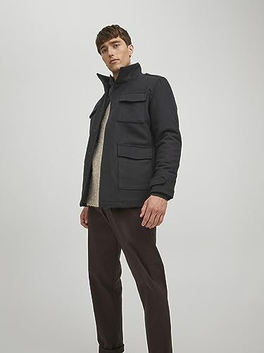 Jack & Jones Men's Jprblaparker Wool Field Jacket Sn Cardigan