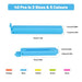 Tahbarshi 40PCS Food Storage Bag Clips Bag Sealing Clips for Food Storage Bags in 2 Sizes & 5 Colors Keep Food Fresh Convenient for Food and Sandwich Bags