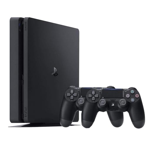 Sony PlayStation 4 Console with 2 DualShock Controller (500GB, Black)
