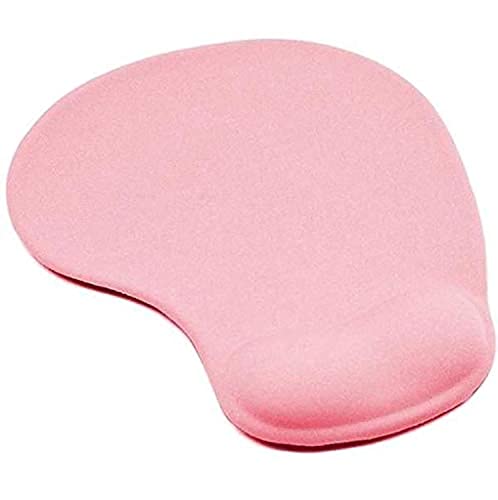 Mouse Pad with Gel wrist support Mice Mat For Computer PC Laptop pink