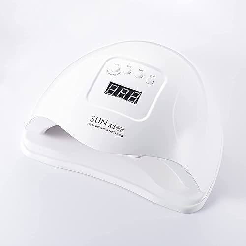 SKY-TOUCH Professional Gel Polish Led Nail Drying Lamp,Nail Dryer Sun X5 PlUS 54W Uv Led Nail Lamp For Professional Manicure Salon,Nails, Polish, Curing, Manicure, Pedicure,Nail Arts Tools, White