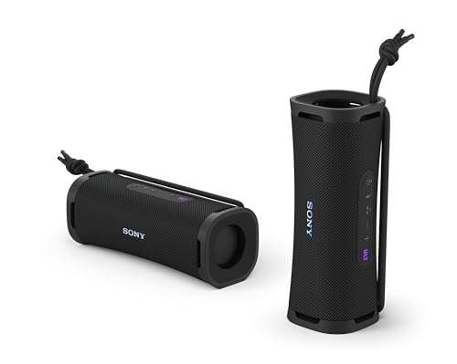Sony ULT FIELD 1 - Wireless Bluetooth Portable Speaker with ULT POWER SOUND, Ultimate Deep Bass, IP67, Waterproof, Dustproof, Shockproof, 12hr Battery, Clear Call Quality, Outdoor, Travel - Black