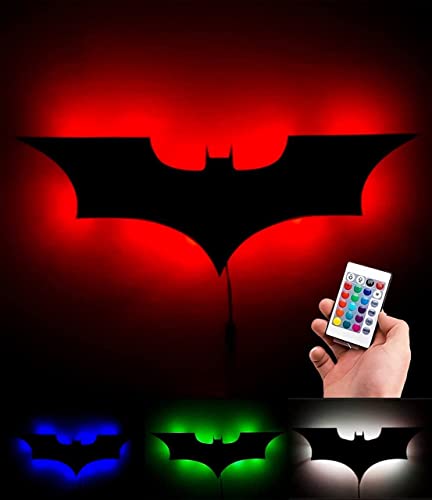 BPA® The Dark Knight16 Colors LED Wall Lamp for Gift, Kids Room -(16 Colors)