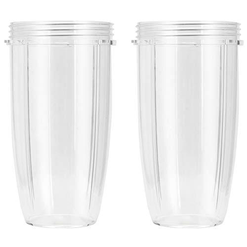 Easeurlife Replacement Cup for Nutribullet Replacement Parts 32oz for Nutri Bullet 600W and 900W, Pack of 2