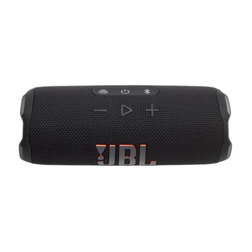 JBL Flip 7 - JBL Pro Sound with AI Sound Boost, up to 16 hours of playtime, multi-speaker connection via Auracast, and waterproof, dustproof, drop-proof design for all adventures – Black.