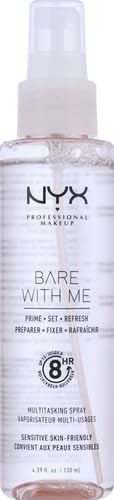 NYX PROFESSIONAL MAKEUP Bare With Me Multitasking Primer & Setting Spray, 4.39 Fl Oz (Pack of 1)