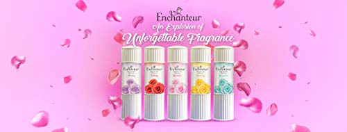 EnchantEUr Romantic Talc Fragrance Powder, 125 G, 2Ue0302 (Pack of 2)
