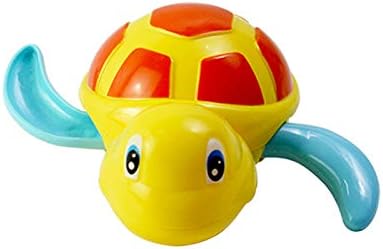 NIWWIN Classic Baby Bath Toy Clock Movement Turtle for Toddlers Boys Girls Wind Up Water Toy Swimming Turtle Summer Pool Bath Float Toy
