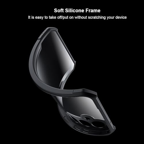 For Samsung Galaxy S24 FE Cover, Camera Lens Protection Case, TPU Shockproof Airbags Bumper Anti-Yellowing Mobile Phone Back Cover, Slim Fit Protective Casing
