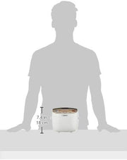 Zojirushi Fuzzy Logic Electronic Rice cooker/warmer 0.5 ltr White, NL-BGQ05-WA
