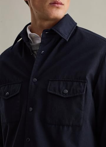 OVS Men Padded Shacket With Buttons