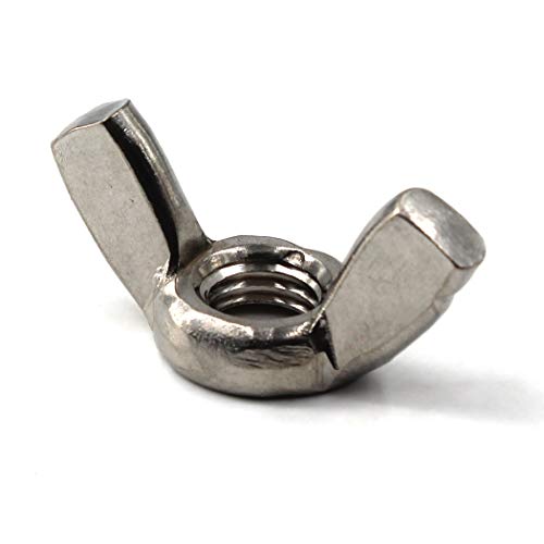SeeRaphee 304 Stainless Steel Butterfly Wing Nut Set,Hand Twist Tighten Hardware Nut Fasteners Parts M10 Panxiang06