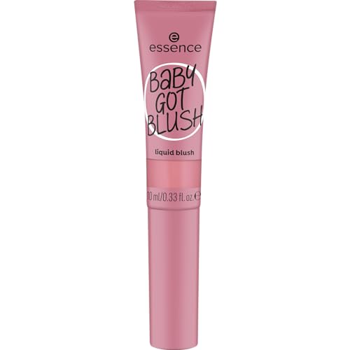 essence Baby Got Blush Liquid Blush, No. 30, Nude, Express Result, Quick-Drying, Natural, Vegan, Oil-Free, Paraben-Free, No Microplastic Particles, Pack of 10 ml