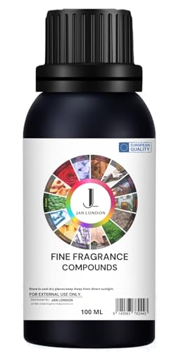JAN LONDON 5-in-1 Perfume Starter Pack ??50ml Iso E Super, 250ml DPG, 100g Legend-Inspired Perfume Oil, 500ml Perfumers Alcohol & 500ml Demineralized Water | Advanced DIY Perfumery Kit