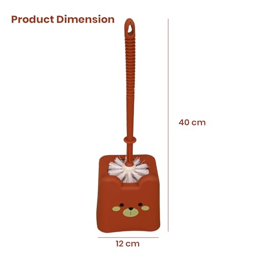 HOMEPRO Better Value for Better Living Home Pro Toilet Brush Set, Brown