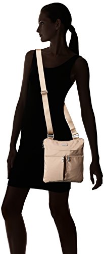 Baggallini Horizon Lightweight Crossbody Bag â€“Multi-Pocketed, Water Resistant Travel Purse with Removable Wristlet