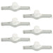 Cabilock 6pcs Bag Clips for Food Food Storage Sealing Clips with Pour Spouts Kitchen Chip Bag Clips Plastic Cap Sealer Clips Great for Food Storage and Organization
