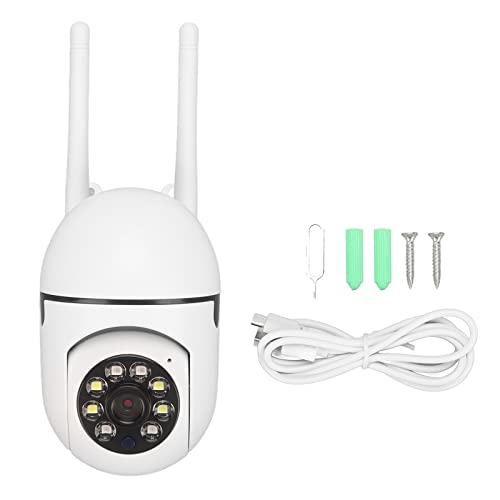 Bewinner 1080P Security Camera with 360° View, Color Night, Two Way, Motion Tracking, 24/7 Recording for Baby Pet Family