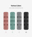 Ringke Cable Organizer [4 Pack] Clips Management TPU Silicone Adhesive Wire Holder Accessory for Power Cords, Home, Office, Cubicle, Headphone, Car