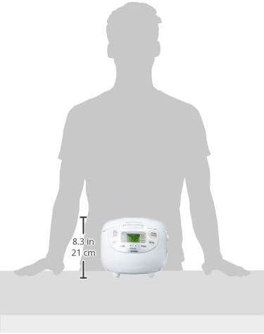 Zojirushi Japan Fuzzy Logic Electronic Rice Cooker-Premium White, NS-ZAQ 1.0L