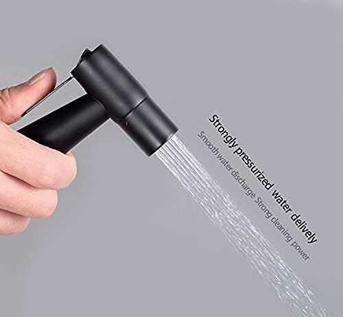 LOSCHEN LOSCHEN 1/2NPT Stainless Steel Bidet Sprayer kit for Toilet,Hand Held Sprayer Shattaf Toilet Attachment for Pet Bath/Personal Hygiene/Bathroom/Closestool,Easy to Install (Matte Black)