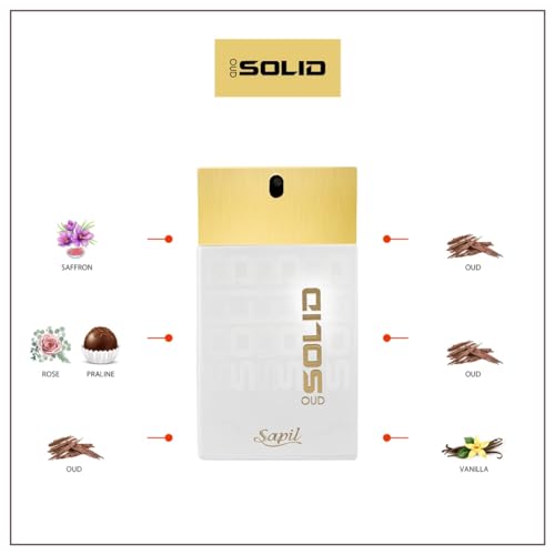 Sapil Solid Oud Eau De Toilette 100ml