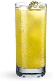 Ocean San Marino Hi Ball Glass, Set Of 6, Clear, 350 Ml, B00412, Mocktail Glass, Highball Glass, Tall Glass, Beverage Glass, Long Drink Glass, Water Glass, Juice Glass - Clear 350 ml