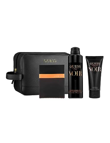 Guess Seductive Noir Giftset for Men EDT 100ML+ Deo Spray 226ML + SG 100ML + Pouch