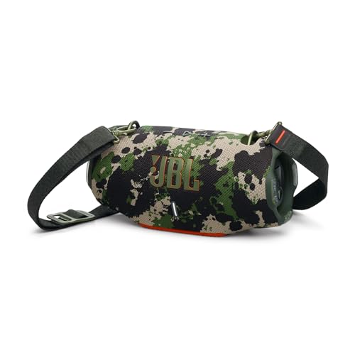 JBL Xtreme 4 Portable waterproof speaker with AURACAST (connect multiple Speaker), massive JBL Pro Sound and convenient shoulder strap,Squad