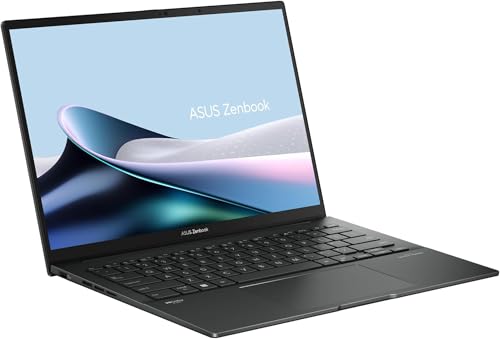 ASUS Zenbook 14 OLED Laptop 2024 14” WUXGA 1920 x 1200 Touchscreen, Intel Core Ultra 5 125H, 14-core, Intel Graphics, 8GB LPDDR5, 512GB SSD, Backlit Keyboard, Thunderbolt 4, Windows 11 Home