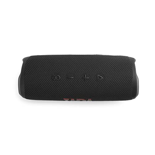 JBL Flip 6 Portable IP67 Waterproof Speaker with Bold Original Pro Sound, 2-Way Speaker, Powerful Sound and Deep Bass, 12 Hours Battery, Safe USB-C Charging Protection - Black, JBLFLIP6BLK