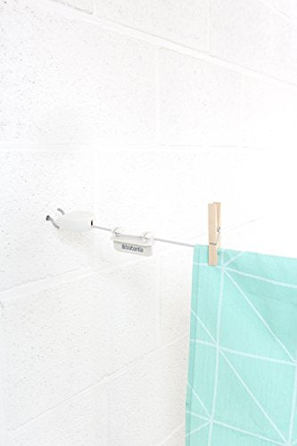 Brabantia Clothes Line Set, 12 m - White